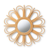 Oahu Wicker Fair Rattan Mirror