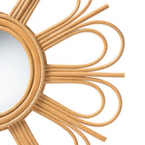 Oahu Wicker Fair Rattan Mirror