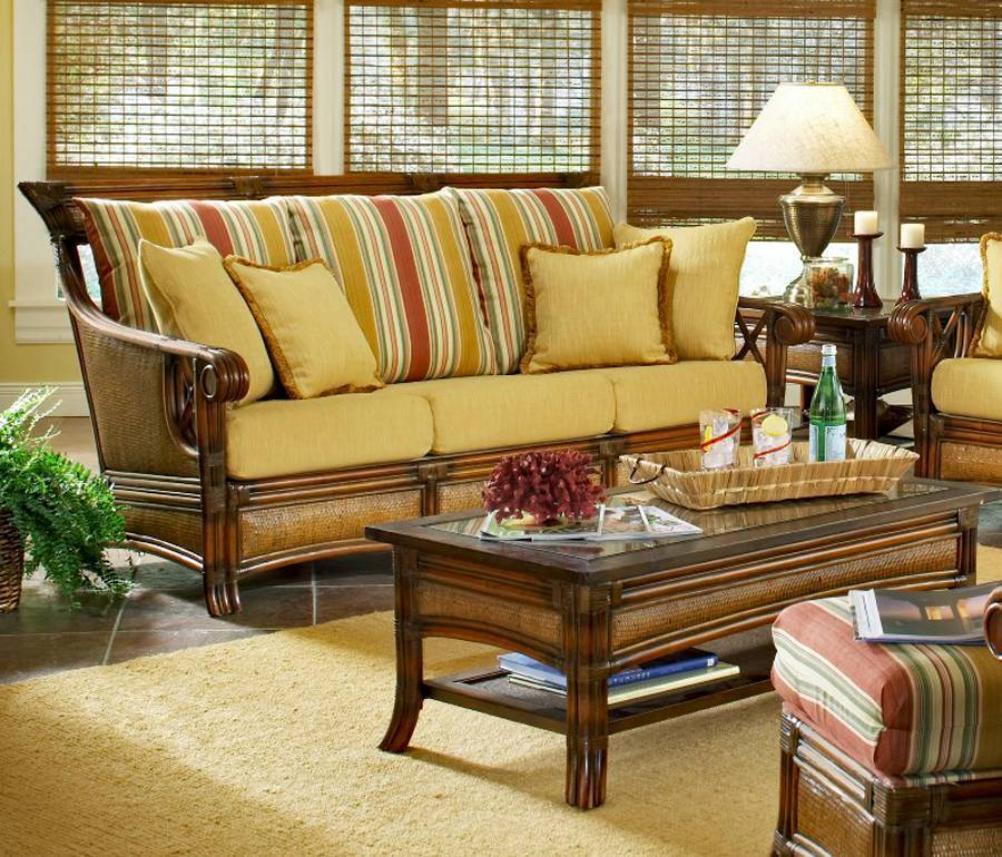 Pacifica Living Room 4 Pc Set by South Sea Rattan