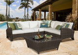 Panama All Weather 4 Pc Sectional Set Model 78400-SECTSET By South Sea Rattan