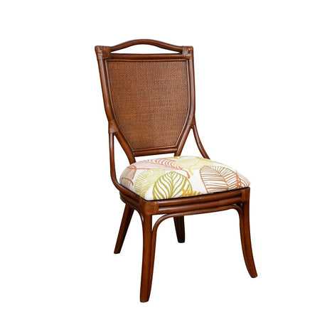 Pearl Harbor Rattan 6 Pc Dining Set with 4 Arm Chairs by Wicker Fair