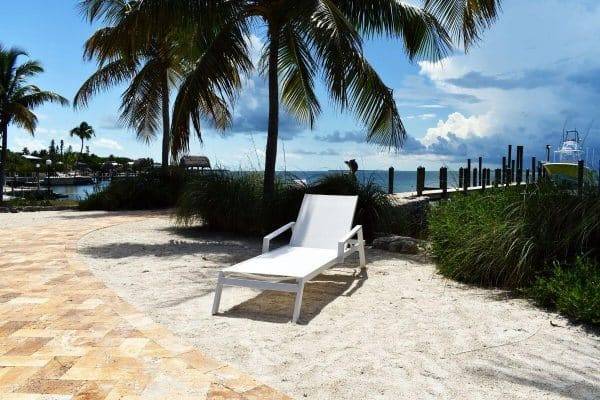 Panama Jack Mykonos Outdoor Sling Chaise Lounge PJO-2401-WHT-CL