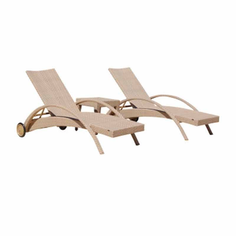 Austin Outdoor 3 PC Chaise Lounge Set by Panama Jack Model PJO-3801-NAT-3CL