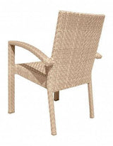 Austin Outdoor Stackable Dining Armchair by Panama Jack Model PJO-3801-NAT-AC