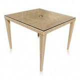 Austin Outdoor Square Dining Table by Panama Jack Model PJO-3801-NAT-SQ