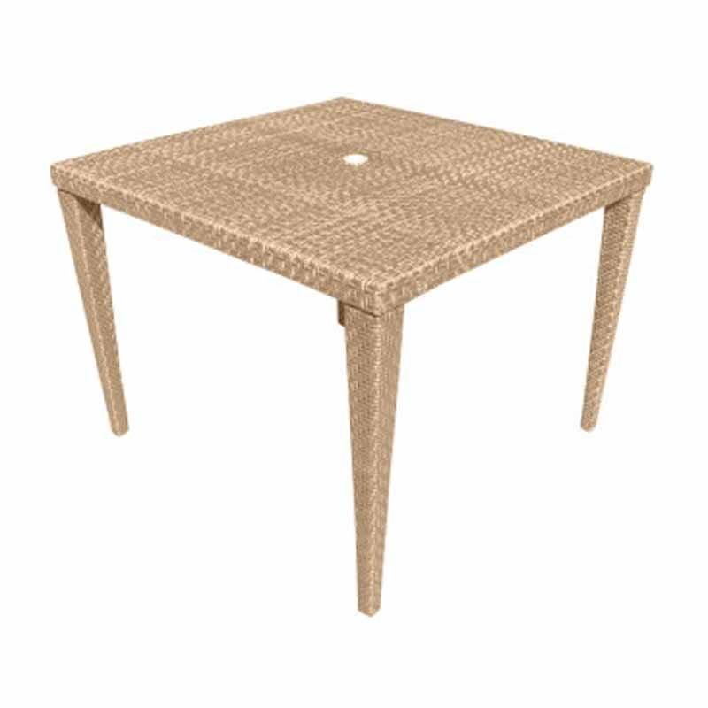 Austin Outdoor Square Dining Table by Panama Jack Model PJO-3801-NAT-SQ