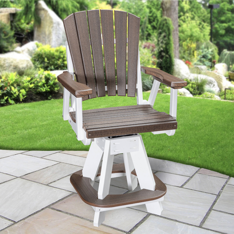 Premier Patio Counter Height Swivel Arm Chair
