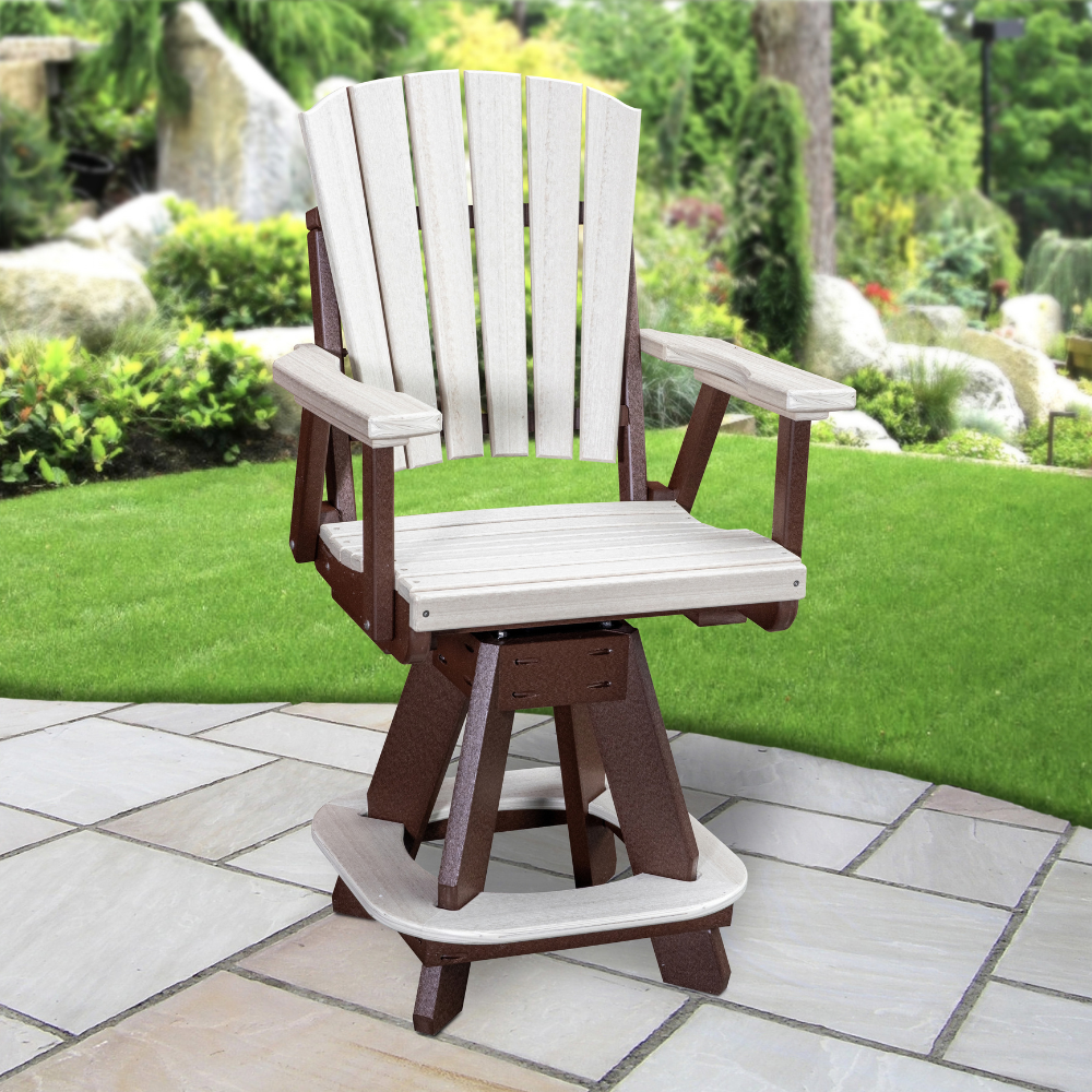 Premier Patio Counter Height Swivel Arm Chair