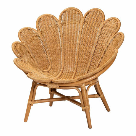 Rayong Wicker Fair Rattan Accent Blossom Chair