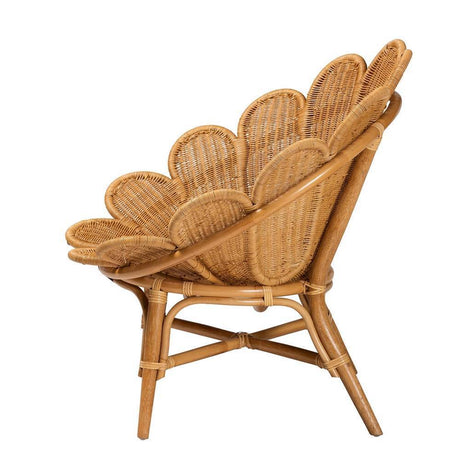 Rayong Wicker Fair Rattan Accent Blossom Chair