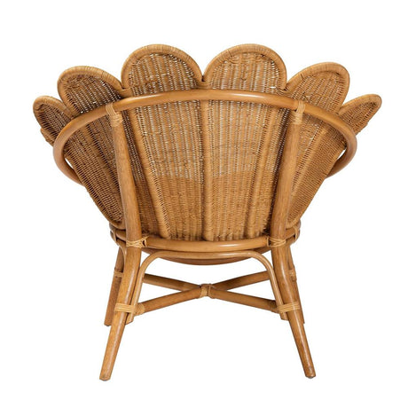 Rayong Wicker Fair Rattan Accent Blossom Chair