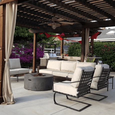Provence Outdoor Rocking Club Chair by Sunset West Model 3201-21R