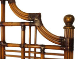 Royal Palm Wicker Rattan Queen Headboard RPQHB By Spice Island Wicker (Unable to ship alone – Must ship with at least 1 other item from same collection)