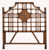 Royal Palm Wicker Rattan Queen Headboard RPQHB By Spice Island Wicker (Unable to ship alone – Must ship with at least 1 other item from same collection)