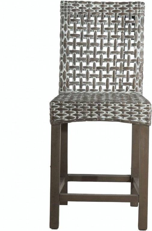 Sand Creek Vintage Smoke Finish Barstool Model B766 By Capris Furniture