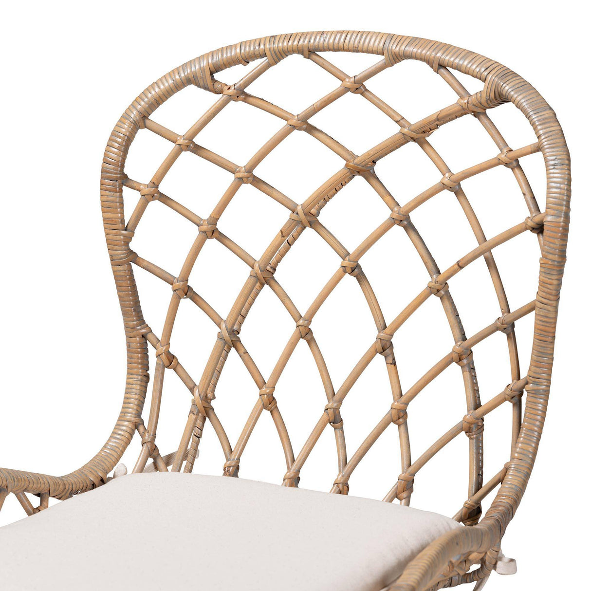Santana Set-of-2 Wicker Fair Rattan Dining Chairs