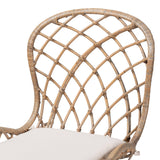 Santana Set-of-2 Wicker Fair Rattan Dining Chairs