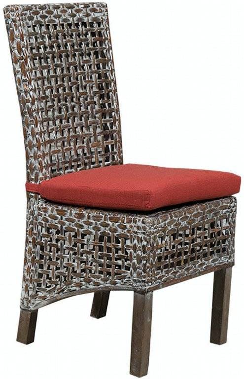Sand Creek Vintage Smoke Finish Dining Side Chair Model SC766 By Capris Furniture