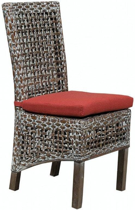 Sand Creek Vintage Smoke Finish 5 Pc Round Dining Set with Table and 4 Chairs Model TB766-DIN-SET By Capris Furniture