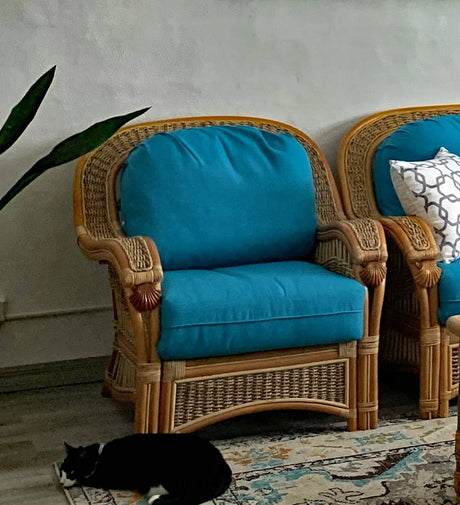 Seascape Rattan Lounge Chair with Deep Seating Comfort