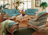 Seascape Rattan 6 Pc Living Room Set of Tropical Furniture