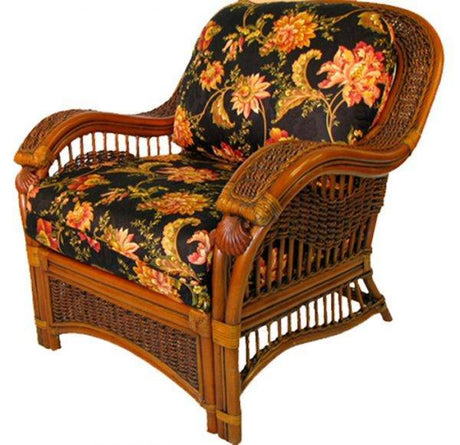 Seascape Rattan Lounge Chair with Deep Seating Comfort
