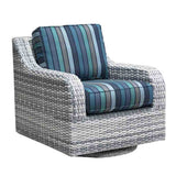South Beach Outdoor Wicker Swivel Glider SG9844 by Beachcraft