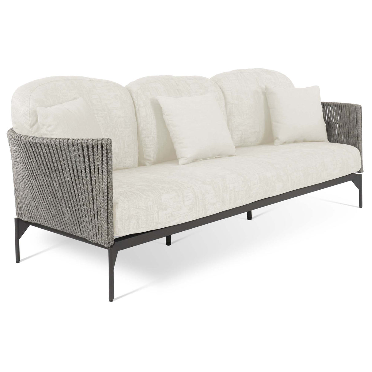 Boston Outdoor 6-Piece Seating Set with Sunbrella Cushions Model 24151-LGFRD-6PC by Skyline Design