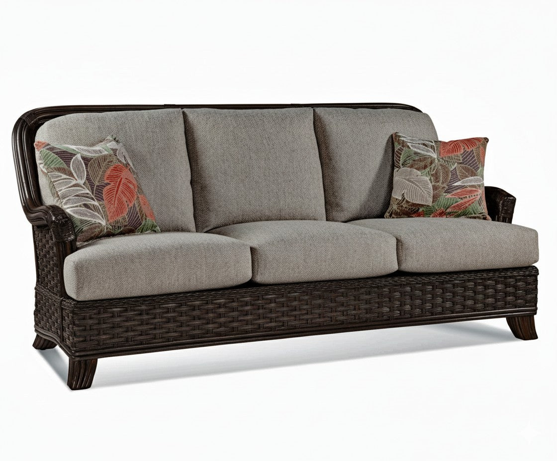 Somerset Rattan Sofa Model 953-011 by Braxton Culler