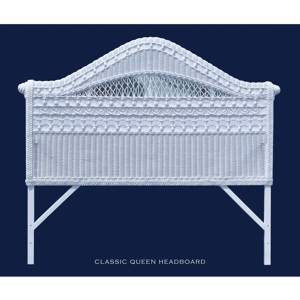 Southern Belle White 4-PC Bedroom Set by Wicker Fair