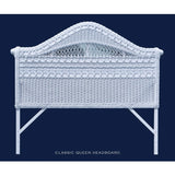 Southern Belle White 4-PC Bedroom Set by Wicker Fair