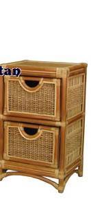 Spice Islands Rattan 2-DRW Storage Box Model SI2D from Spice Island Wicker