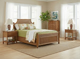 Summer Retreat Wicker and Rattan 1 Drawer Bedroom Nightstand Model 818-044 by Braxton Culler