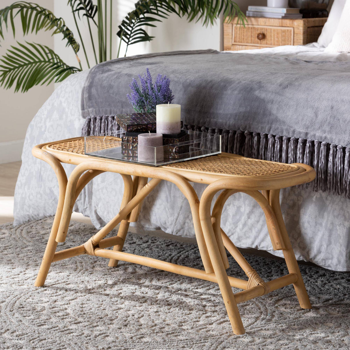 Surfwinds Wicker Fair Rattan Bench