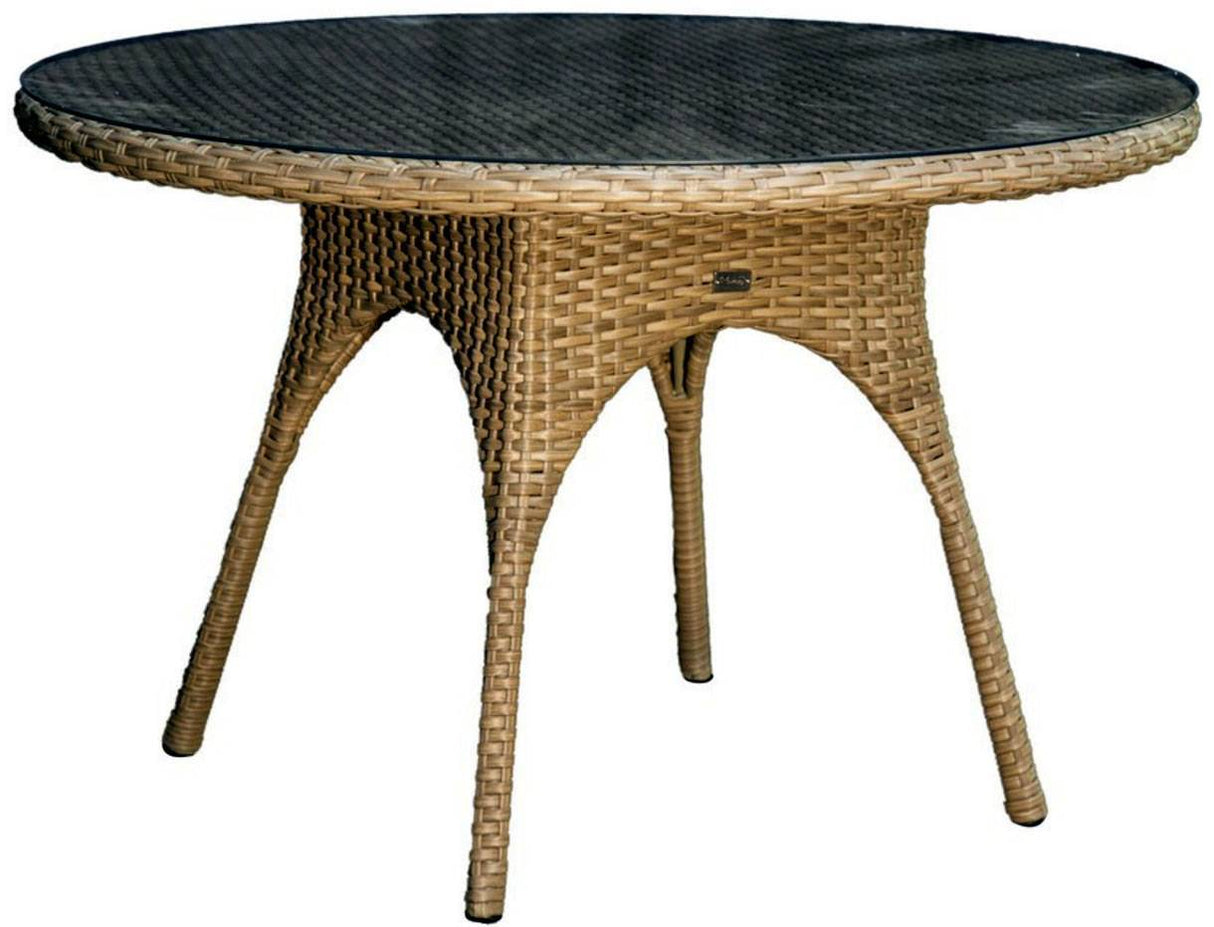 Lodge Patio 48 Inch Round Dining Table TB9851 by Beachcraft