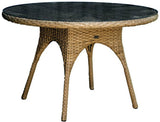 Lodge Patio 48 Inch Round Dining Table TB9851 by Beachcraft