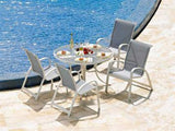 Primera Outdoor Sling Stacking Arm Chair by Telescope Casual Model 522-9810