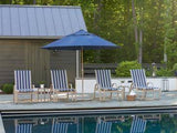Aruba Outdoor Sling Four-Position High Bed Lay-flat Stacking Chaise by Telescope Casual Model 1840-5790