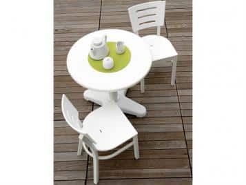 Avant Outdoor MGP Aluminum Stacking Bistro Chair by Telescope Casual Model 1829H-8900