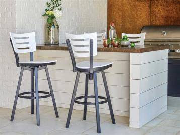 Avant Outdoor MGP Aluminum Bar Height Swivel Chair by Telescope Casual Model 2024H-89B0
