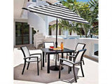 Bazza Outdoor MGP Sling Dining Height Stacking Cafe Chair by Telescope Casual Model 1021-Z010