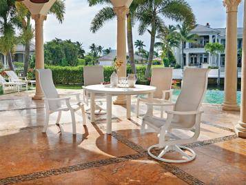 St. Catherine Outdoor MGP Sling Supreme Arm Chair by Telescope Casual Model 1063-9T00