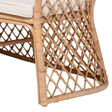 Wicker Fair Rattan Terrapin 3 Pc Dining Nook Set