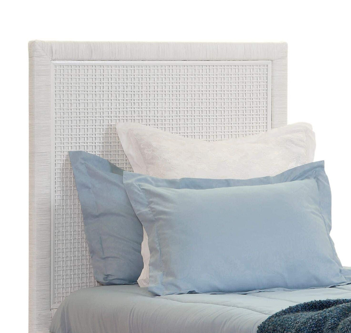 Naples Wicker and Rattan Twin Panel Bed Model 807-020 by Braxton Culler