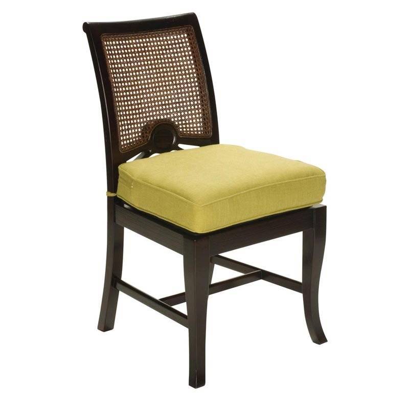 Traders Wood and Wicker Dining Side Chair TR-21 by Designer Wicker Tribor