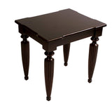 West Indies Wood End Table Model WI-09 By Designer Wicker Tribor