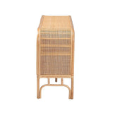 Truk Wicker Fair Rattan Media or Buffet Cabinet