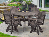 Premier Patio Five Piece Round Dining Height Dining Set