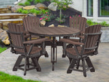 Premier Patio Five Piece Round Counter Height Dining Set
