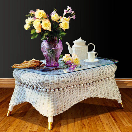 Country White 6 Pc Set Model CAC-6SET from Spice Island Wicker